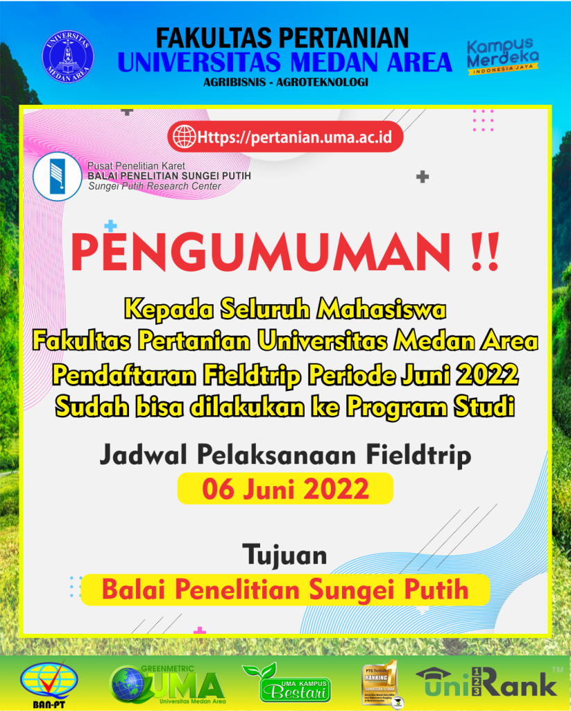 Pengumuman Pendaftaran Fieldtrip Periode Juni 2022 Telah Dibuka